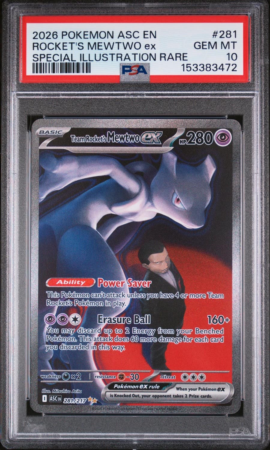 Rocket'S Mewtwo Ex