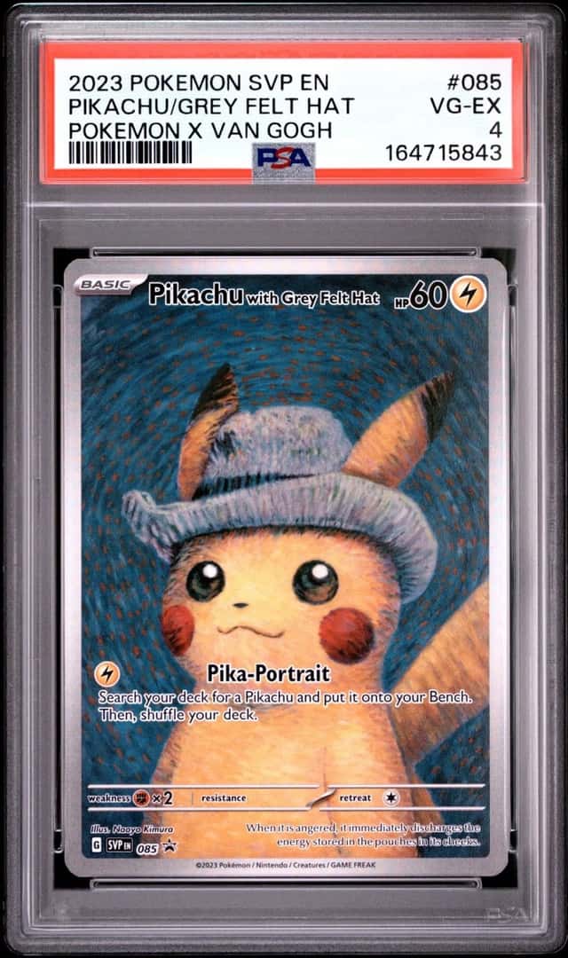 Pikachu/Grey Felt Hat