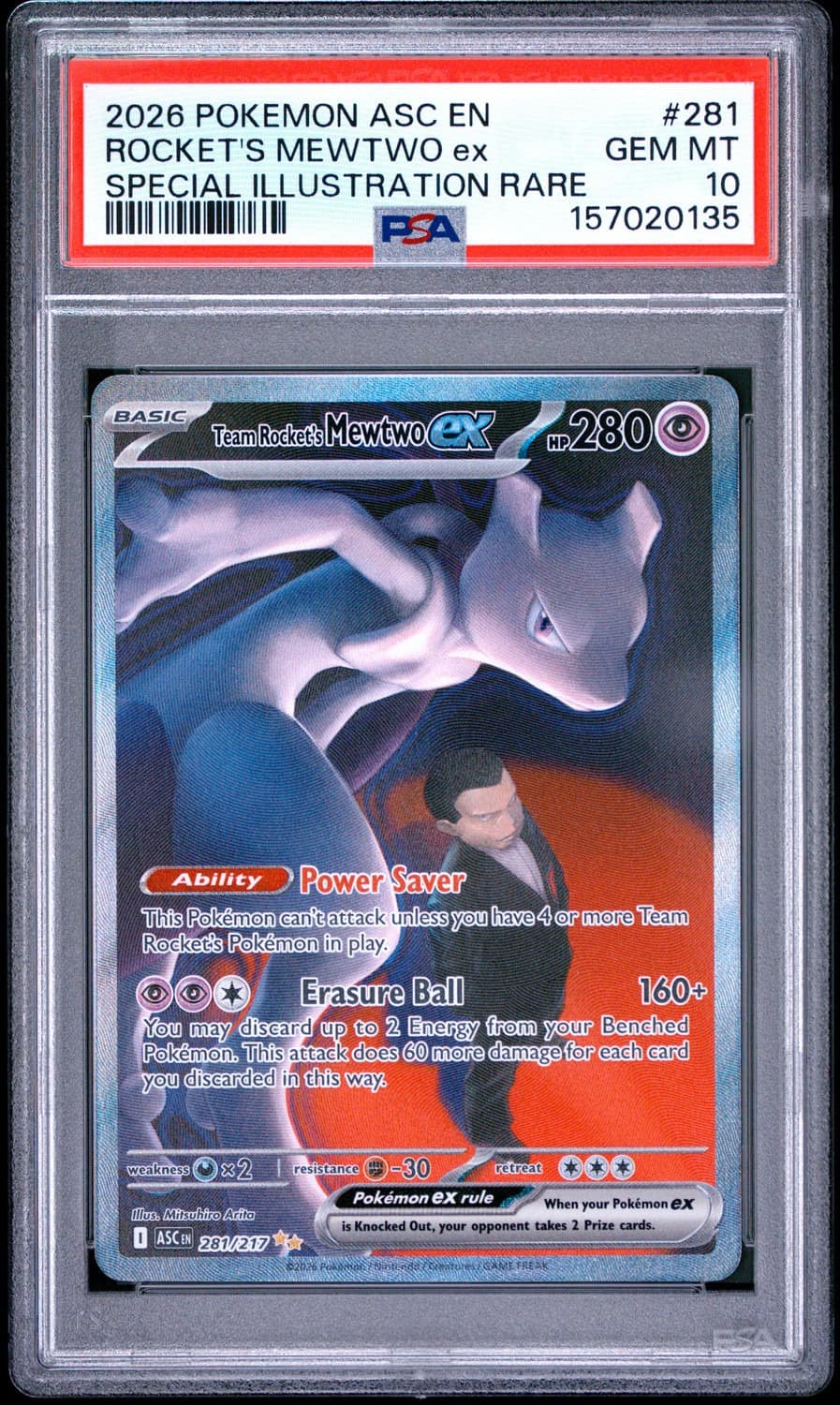 Rocket'S Mewtwo Ex