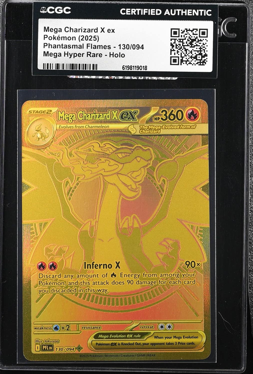 Mega Charizard X Ex