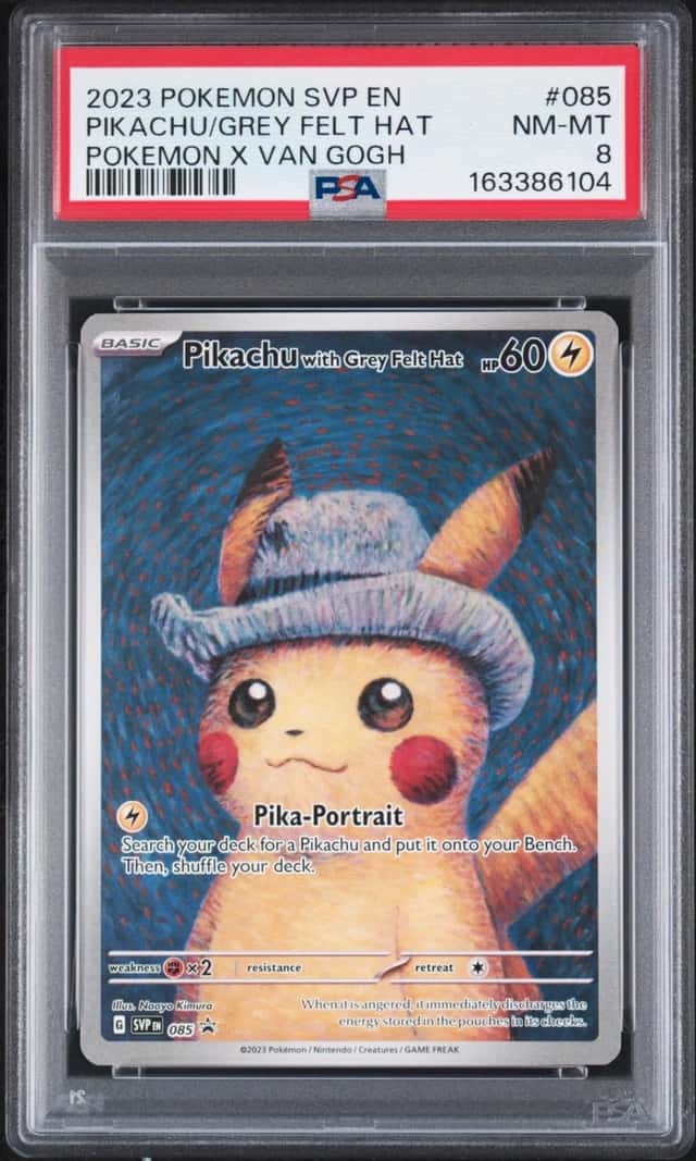 Pikachu/Grey Felt Hat