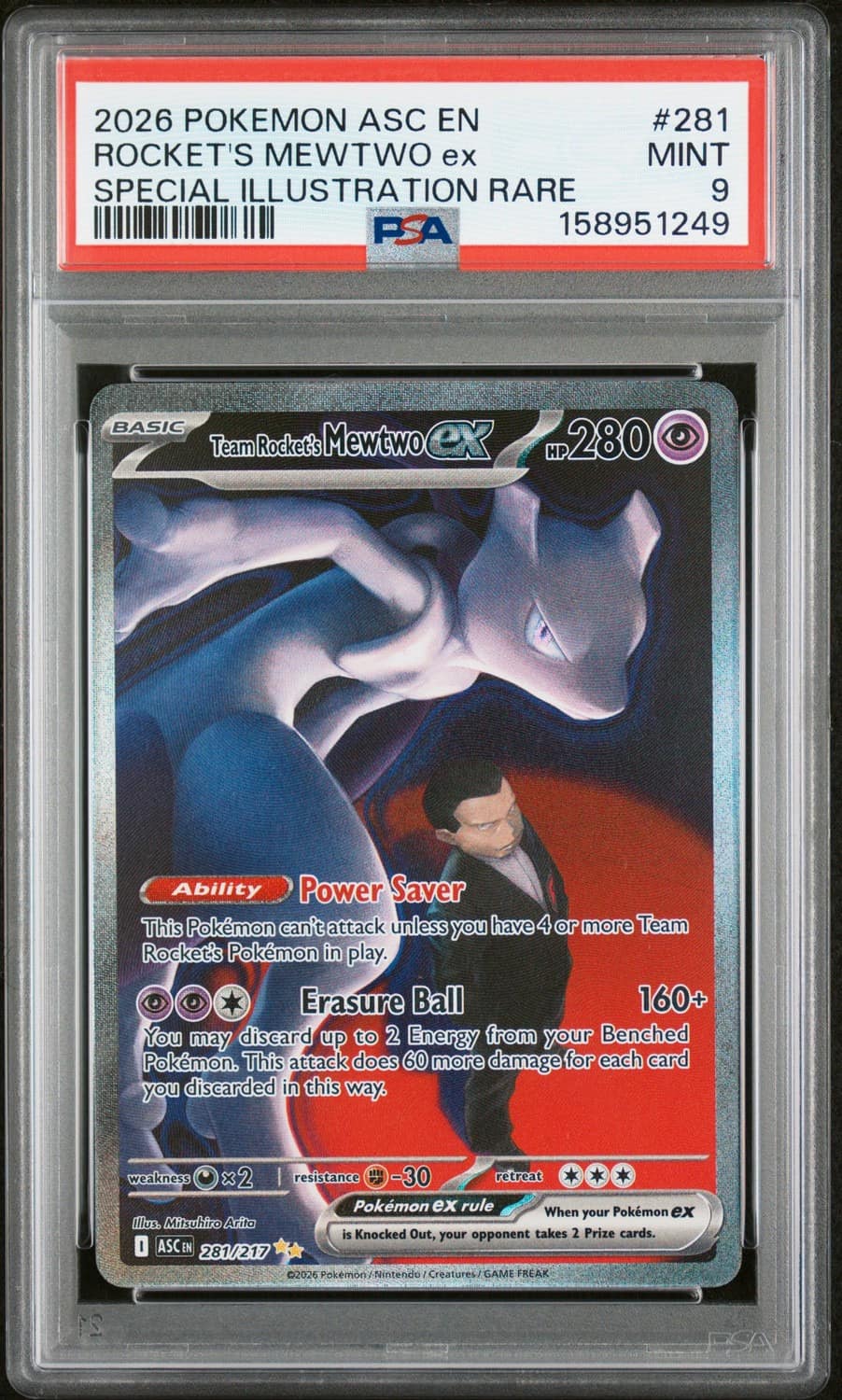 Rocket'S Mewtwo Ex