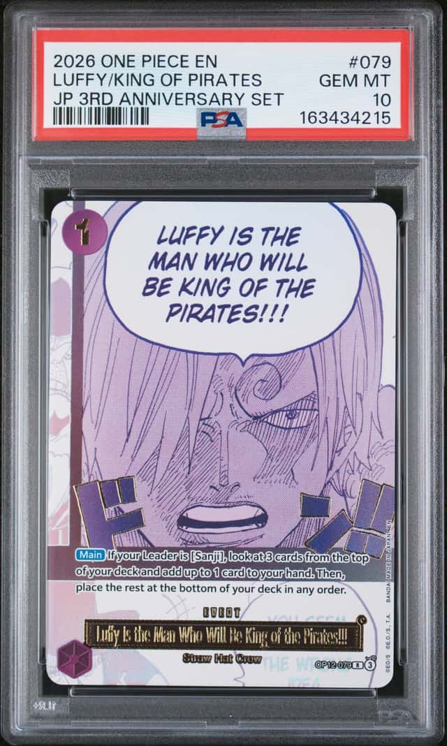 Luffy Is the Man Who Will Be King of the Pirates!!! R/(Japanese Version 3rd Anniversary Set)