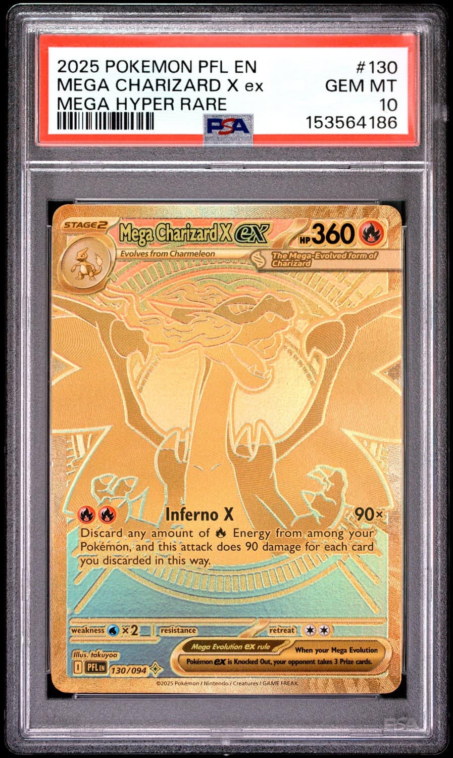 Mega Charizard X Ex