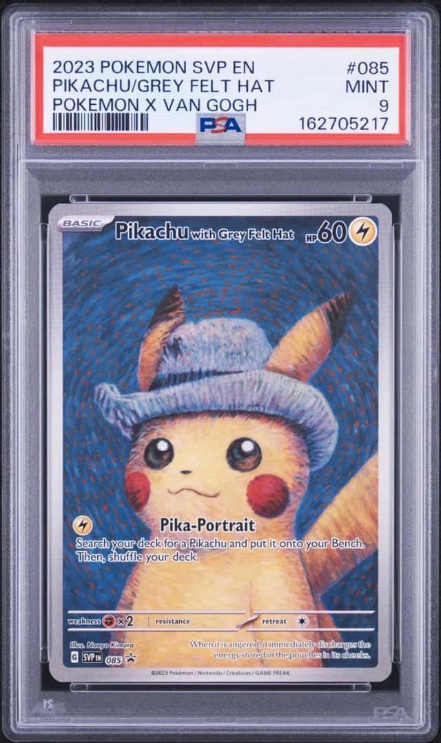 Pikachu/Grey Felt Hat