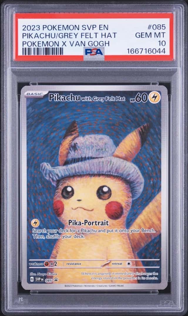 Pikachu/Grey Felt Hat