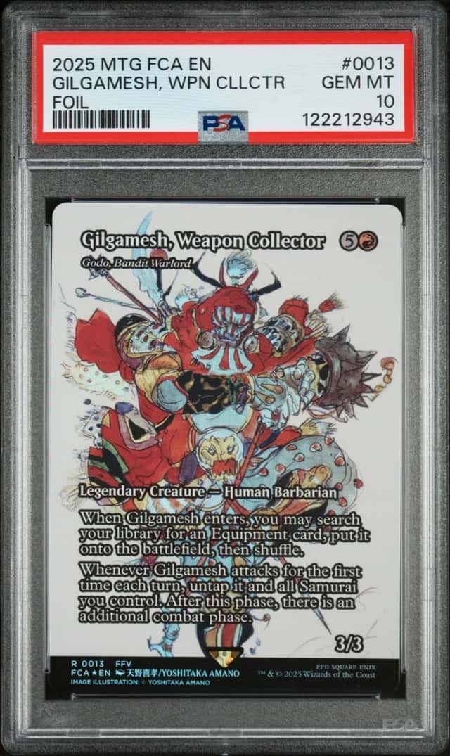 Gilgamesh, Weapon Collector