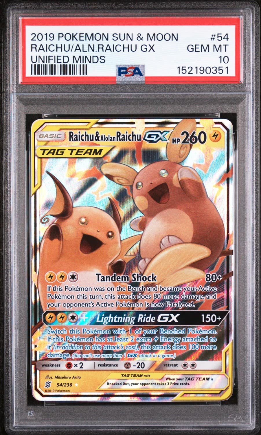 Raichu & Alolan Raichu Gx