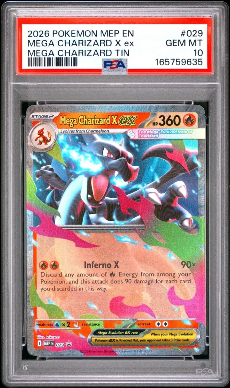 Mega Charizard X Ex