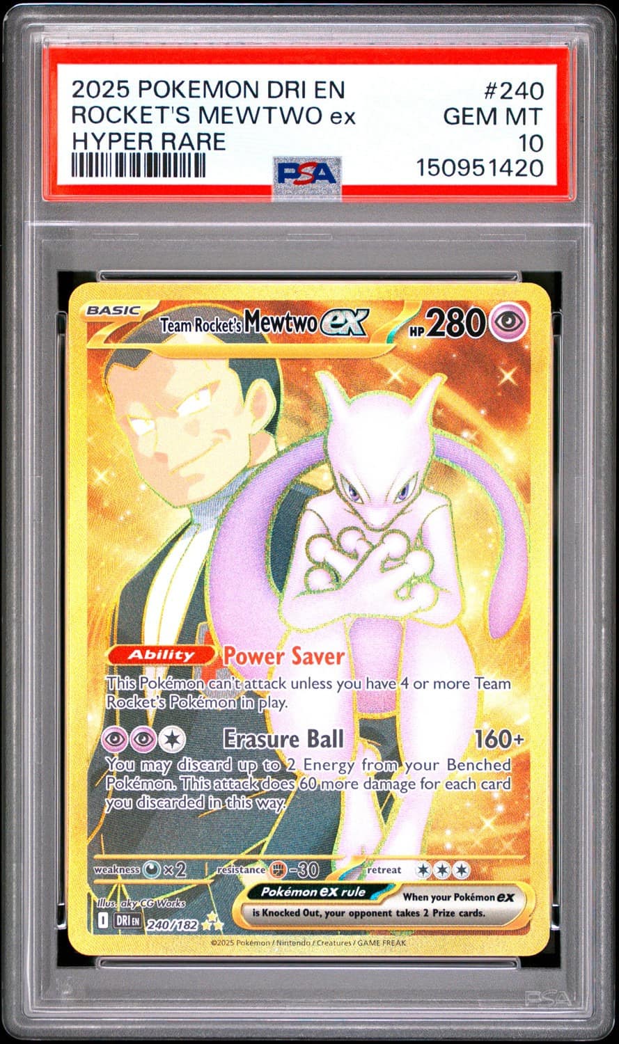 Rocket'S Mewtwo Ex