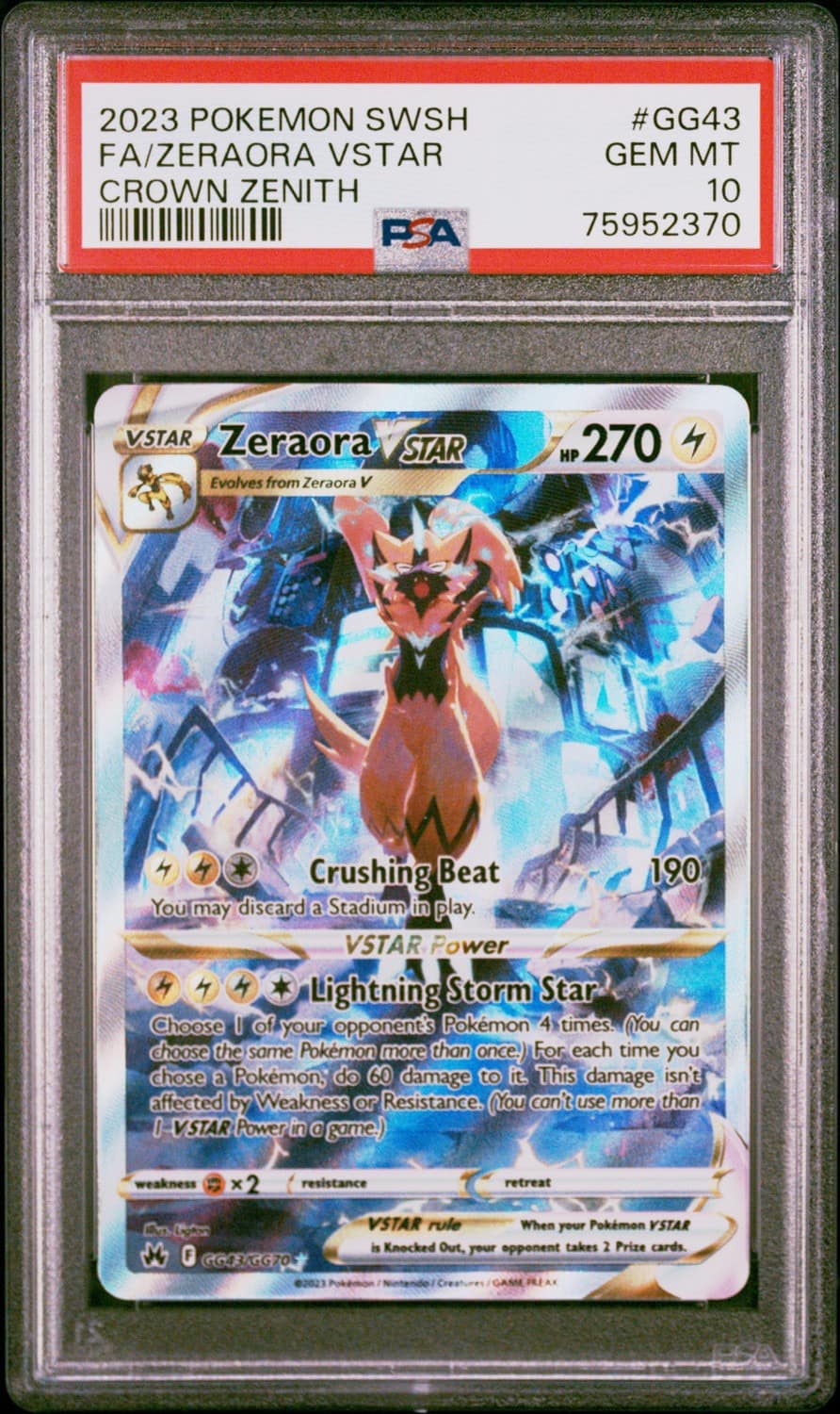 Zeraora Vstar