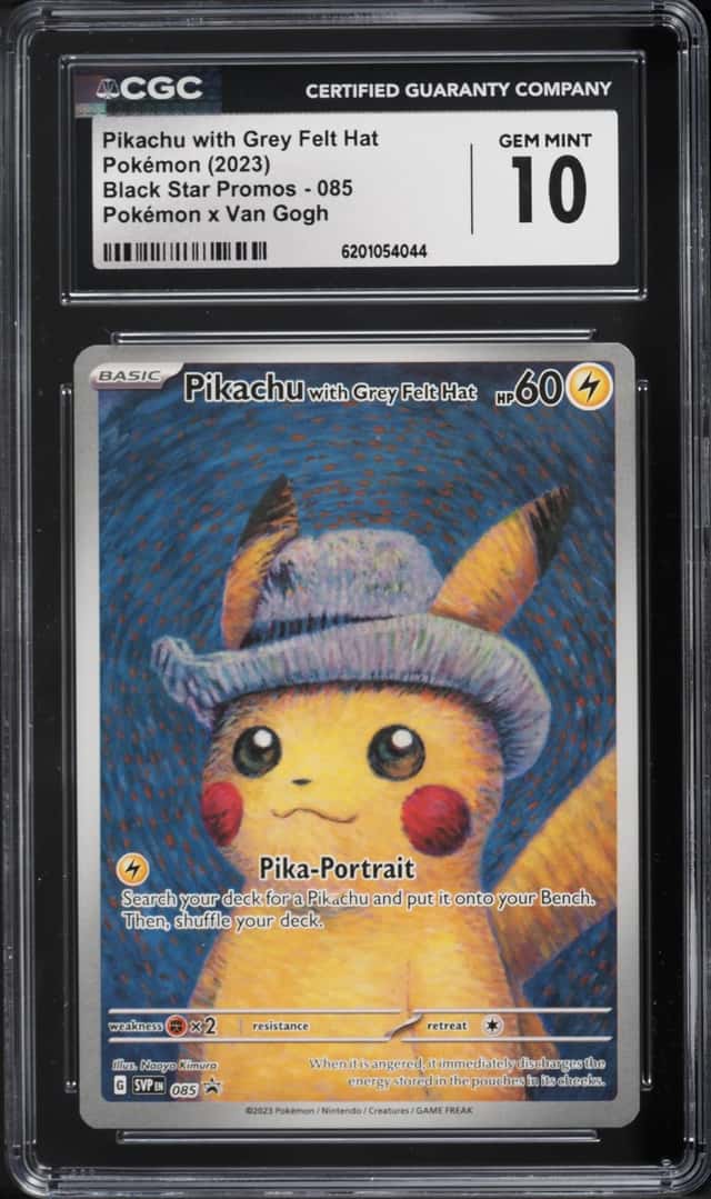 Pikachu/Grey Felt Hat