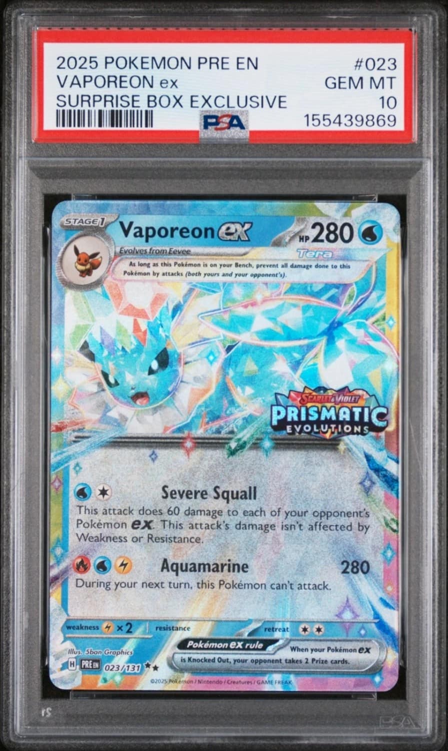 Vaporeon Ex