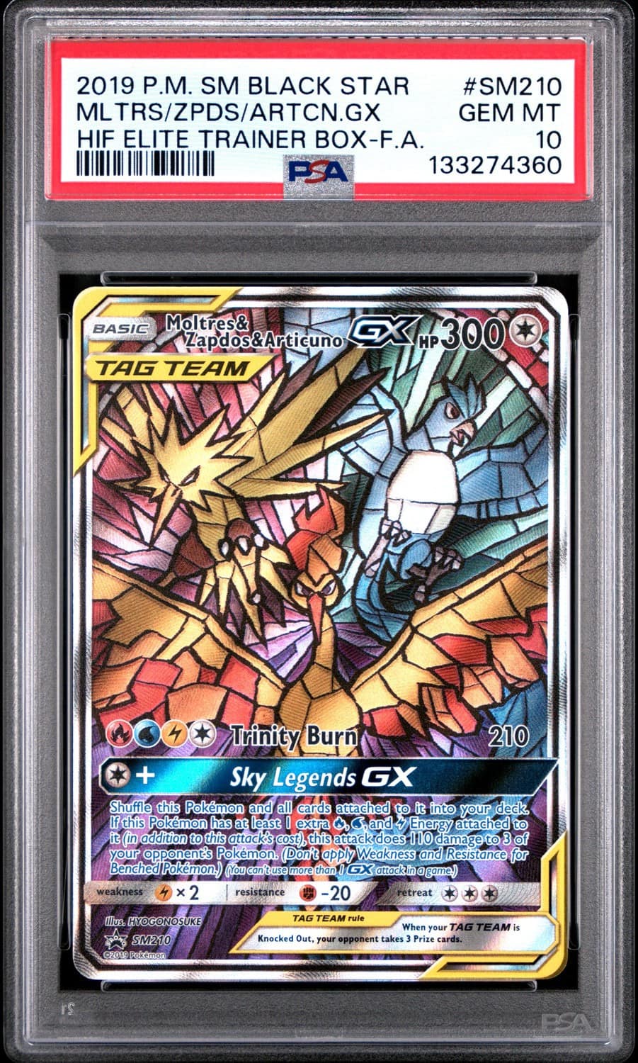 Moltres & Zapdos & Articuno Gx