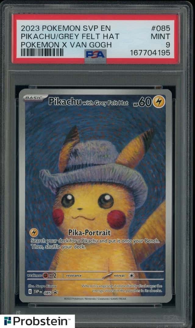 Pikachu/Grey Felt Hat