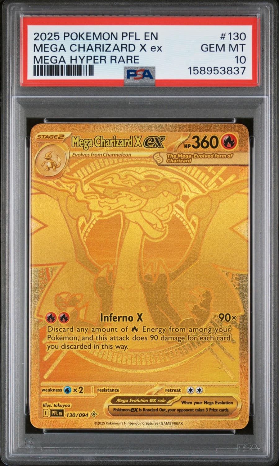 Mega Charizard X Ex