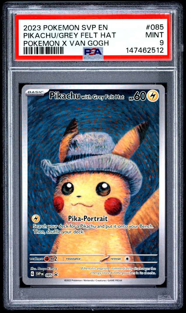 Pikachu/Grey Felt Hat