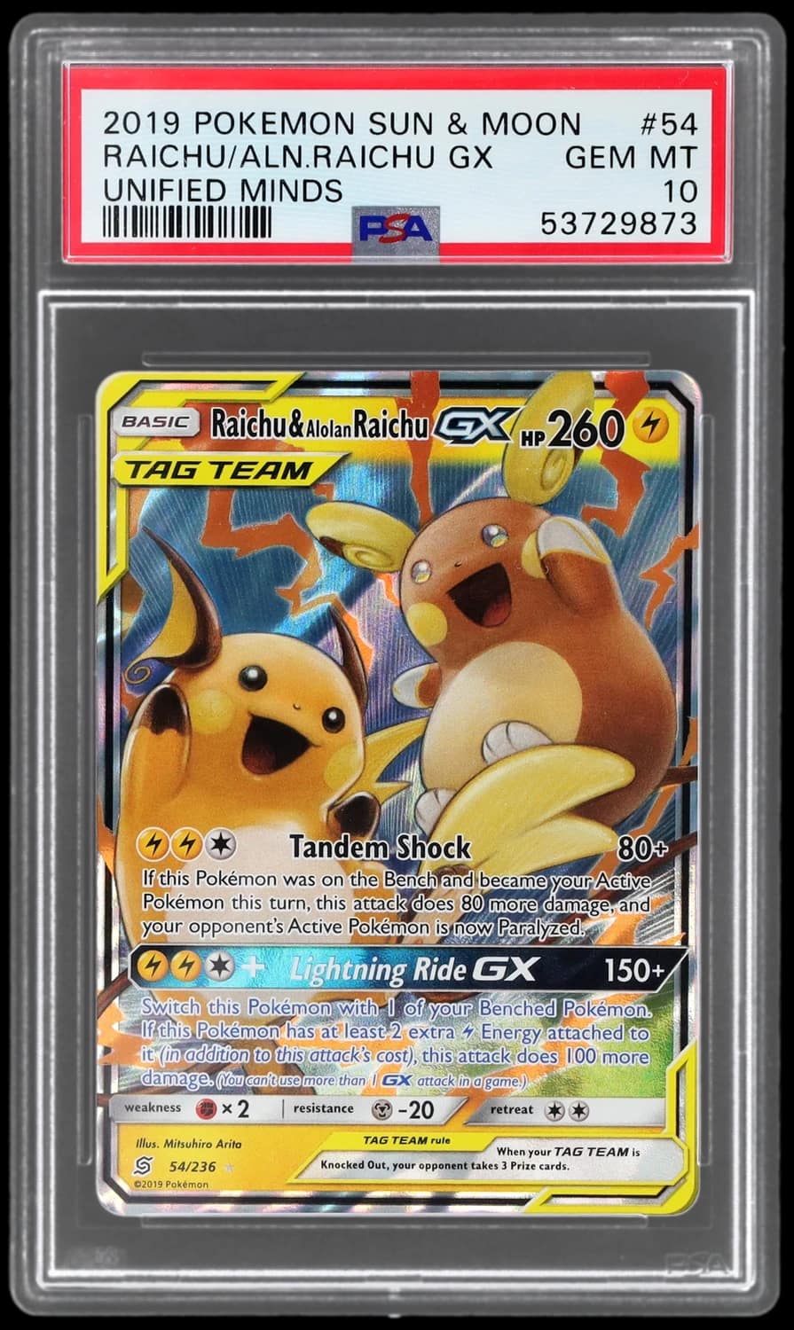 Raichu & Alolan Raichu Gx