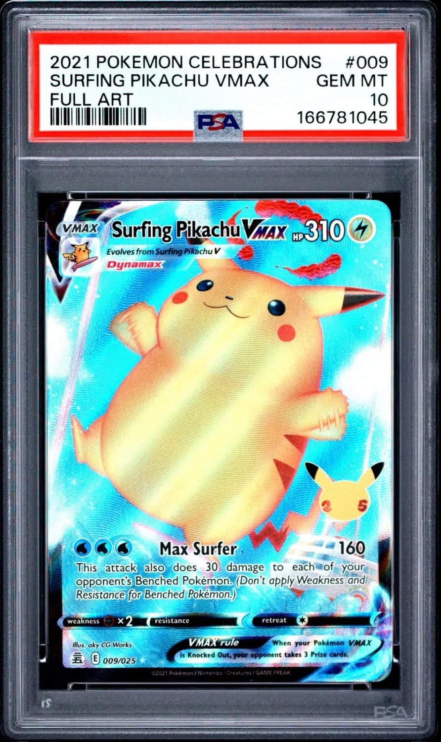 Surfing Pikachu Vmax