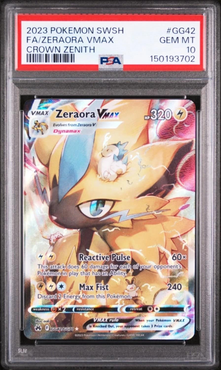 Zeraora Vmax