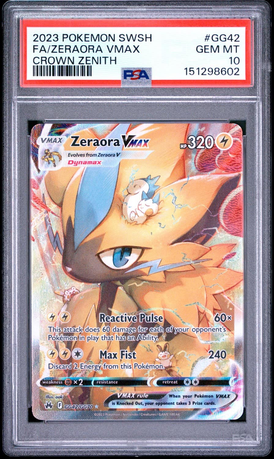 Zeraora Vmax