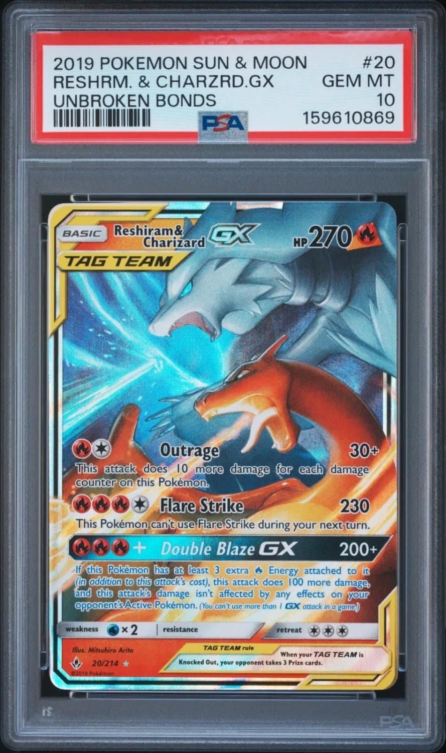 Reshiram & Charizard Gx