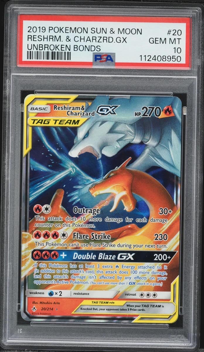 Reshiram & Charizard Gx