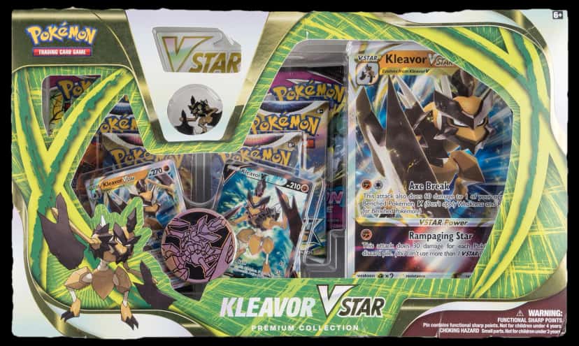 Kleavor Premium Collection And Arceus V Figure Collection collection box