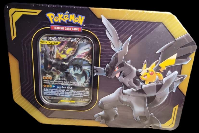 Tag Team Pikachu & Zekrom Tin tin