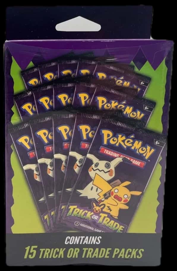 Trick Or Trade Booster Pack Set collection box