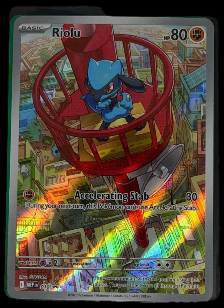 Mega Evolution Riolu 010 Promo sealed promo card