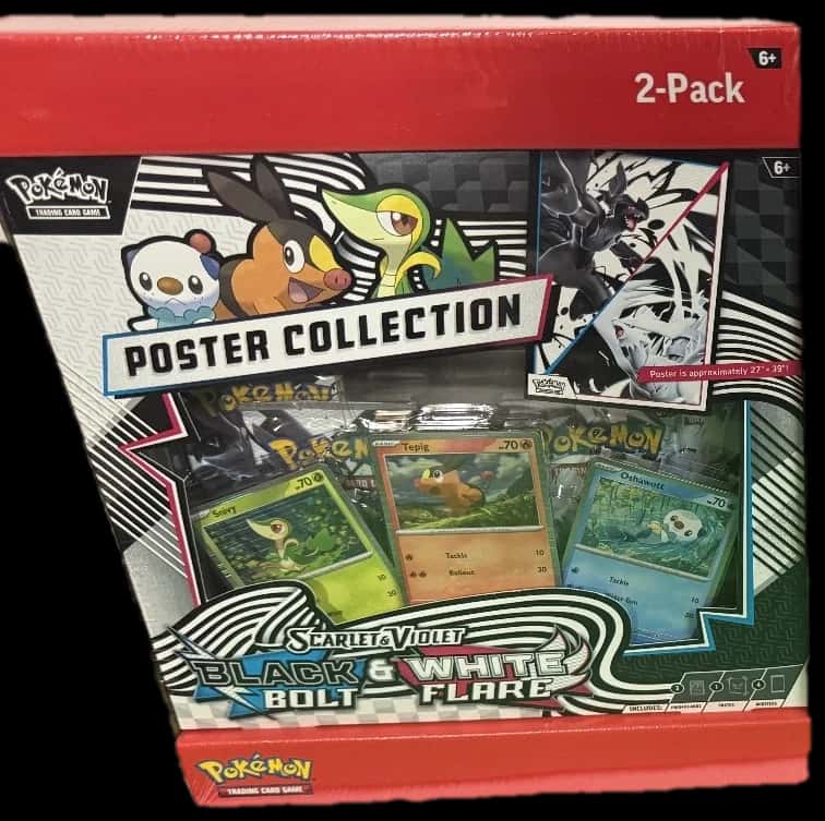 White Flare Poster Collection And Binder Collection collection box