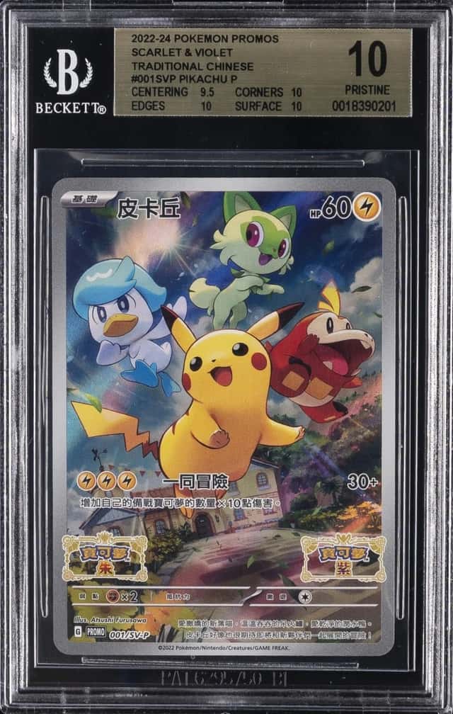 Pikachu P/(Pokemon Scarlet and Violet early purchase bonus November 18, 2022)