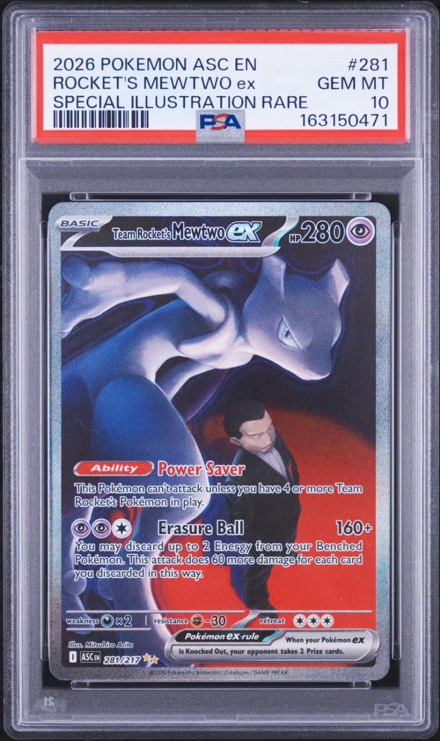 Rocket'S Mewtwo Ex