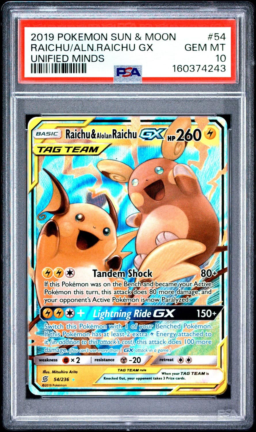 Raichu & Alolan Raichu Gx