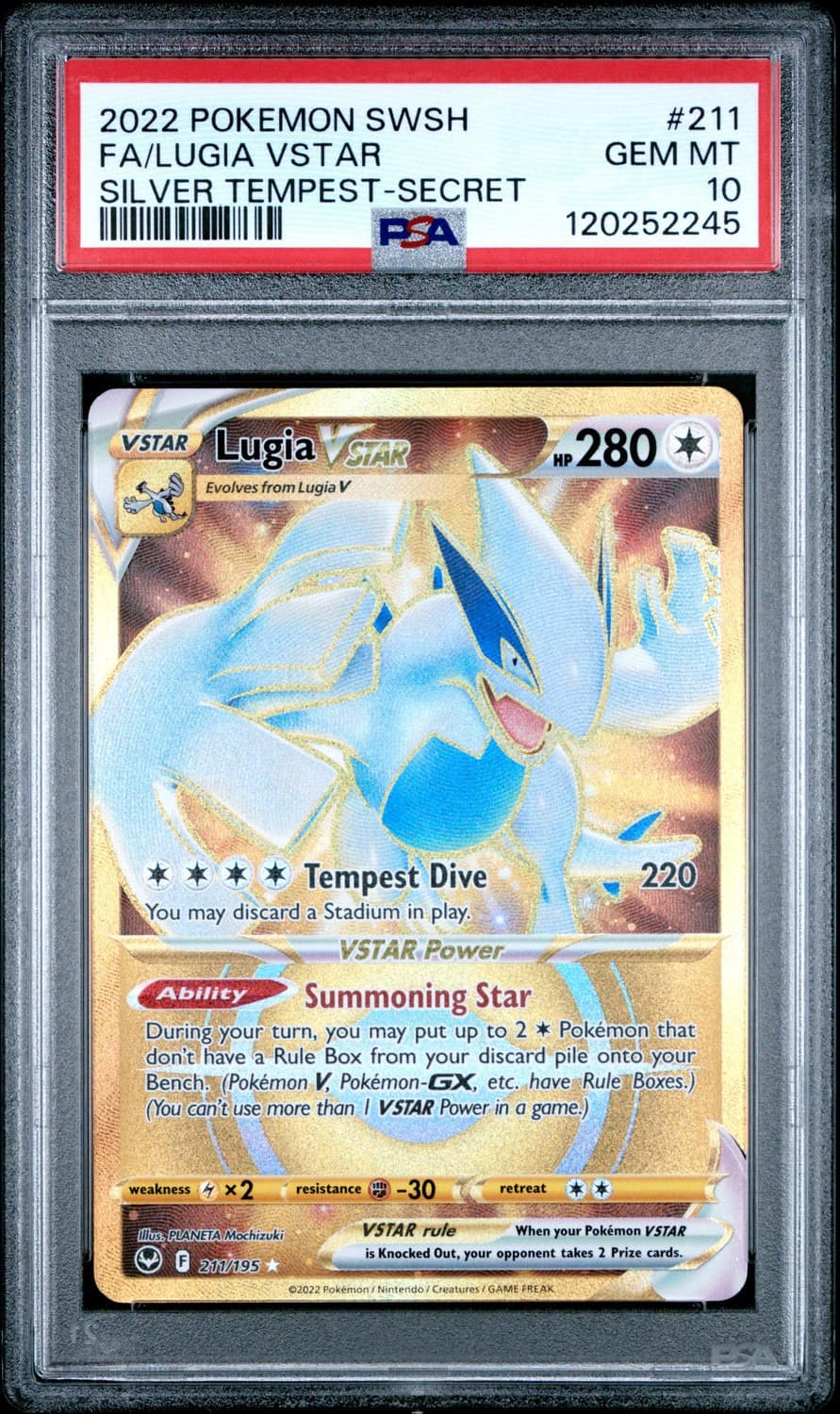 Lugia Vstar