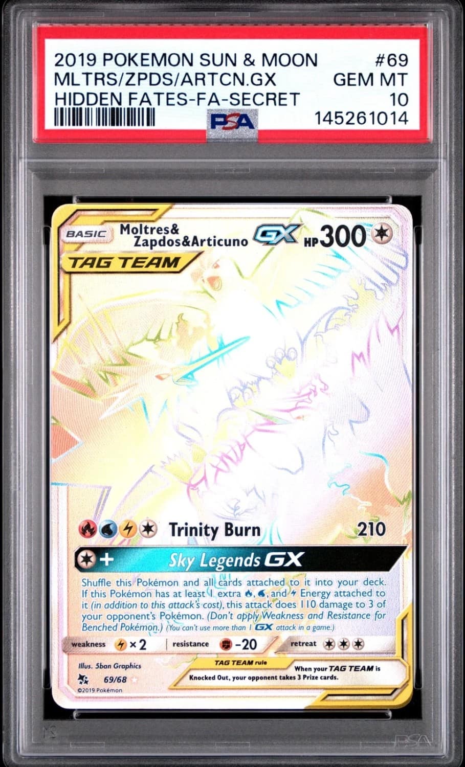 Moltres & Zapdos & Articuno Gx