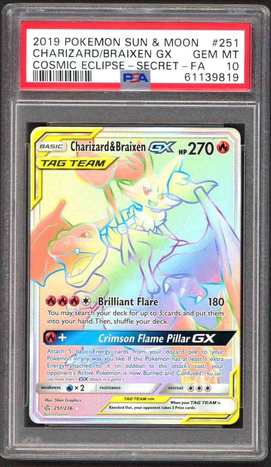 Charizard/braixen Gx
