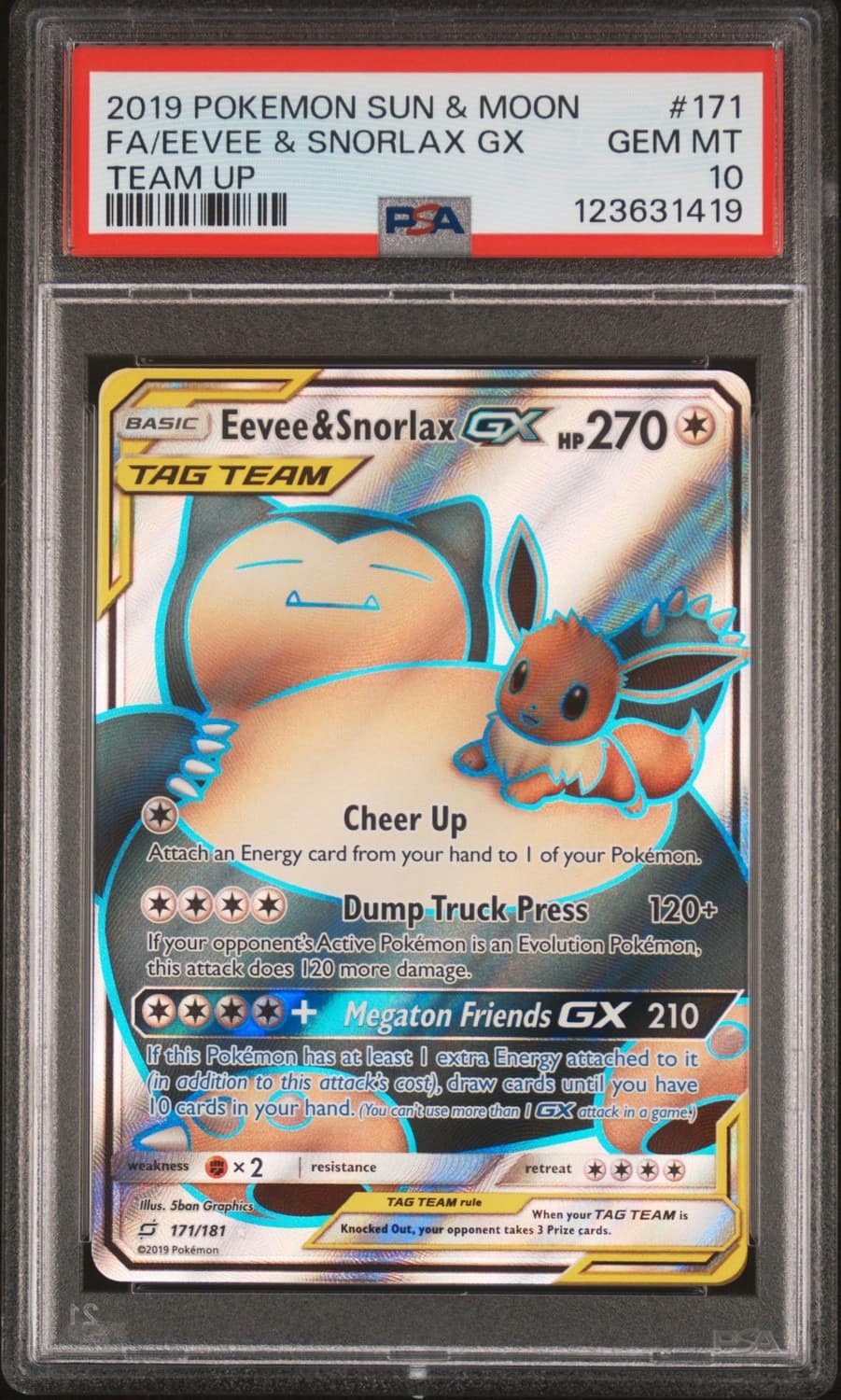 Eevee & Snorlax Gx