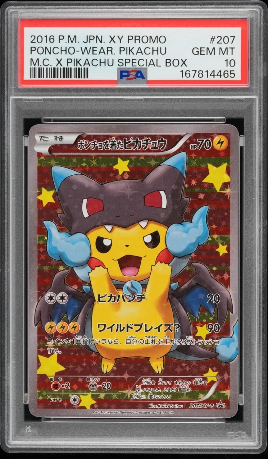 Poncho-Wearing Pikachu