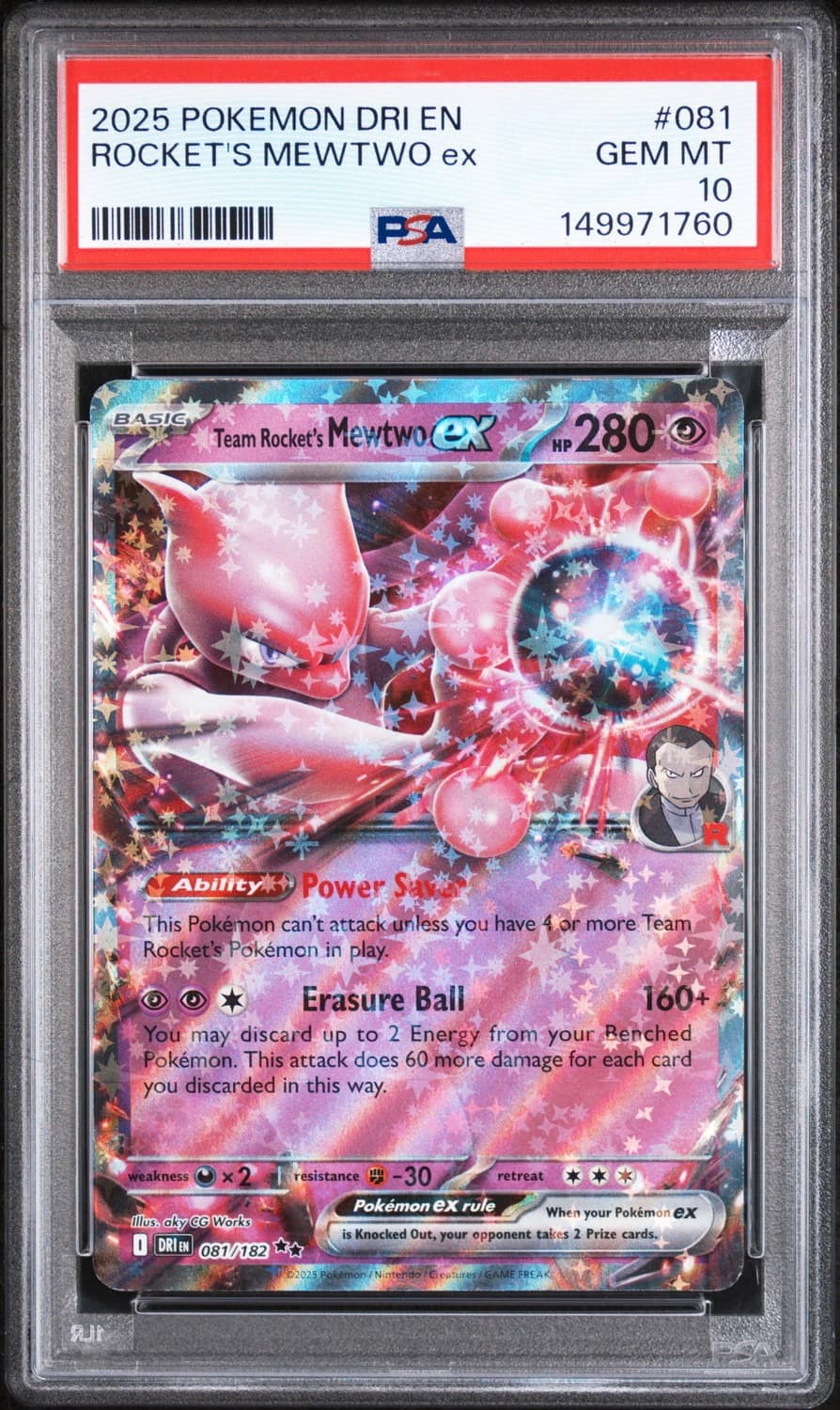 Rocket'S Mewtwo Ex