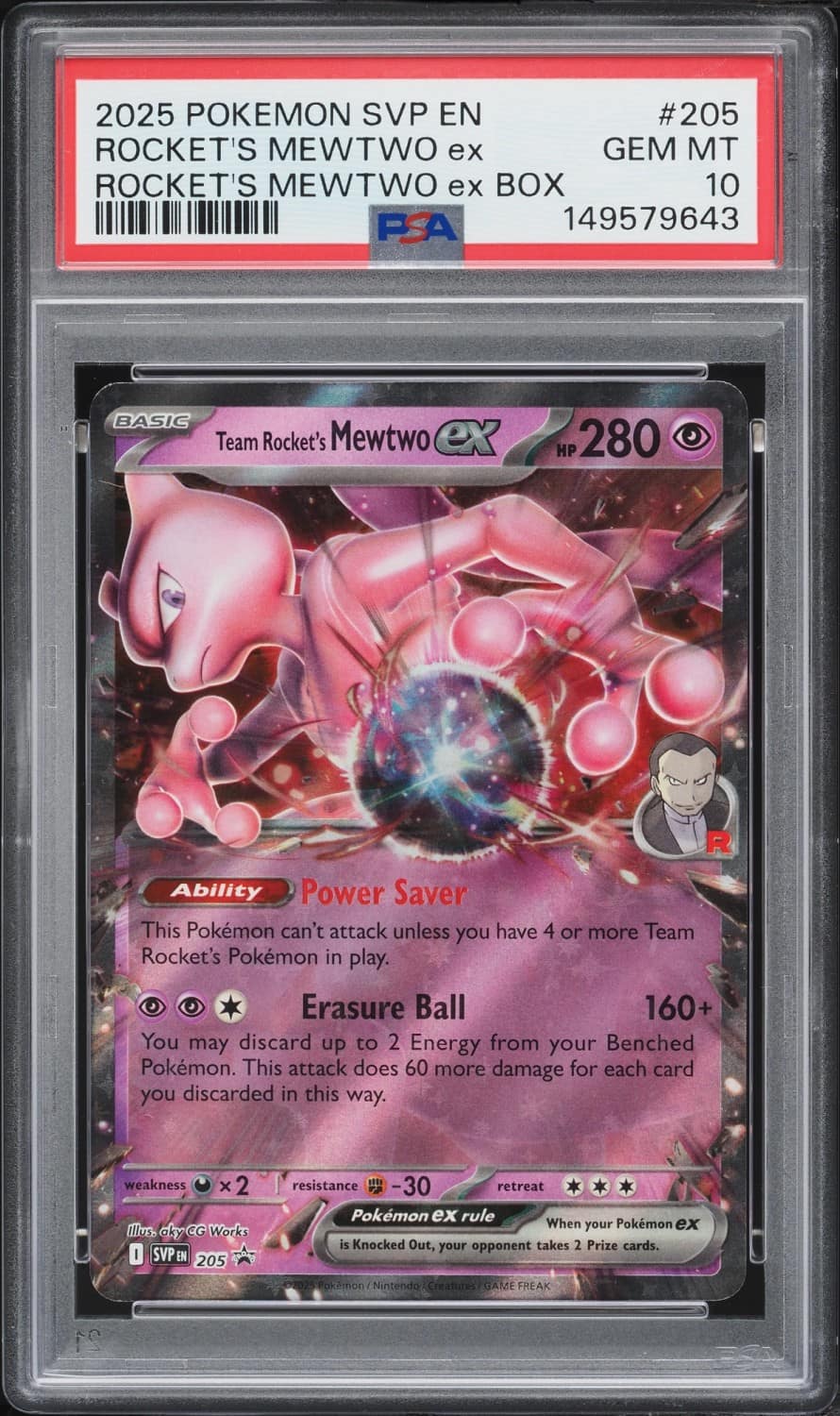 Rocket'S Mewtwo Ex