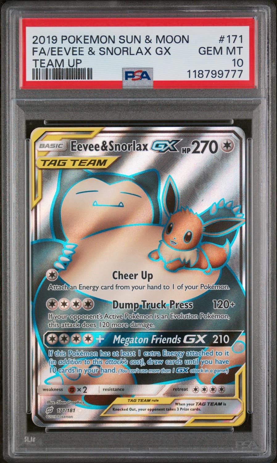 Eevee & Snorlax Gx