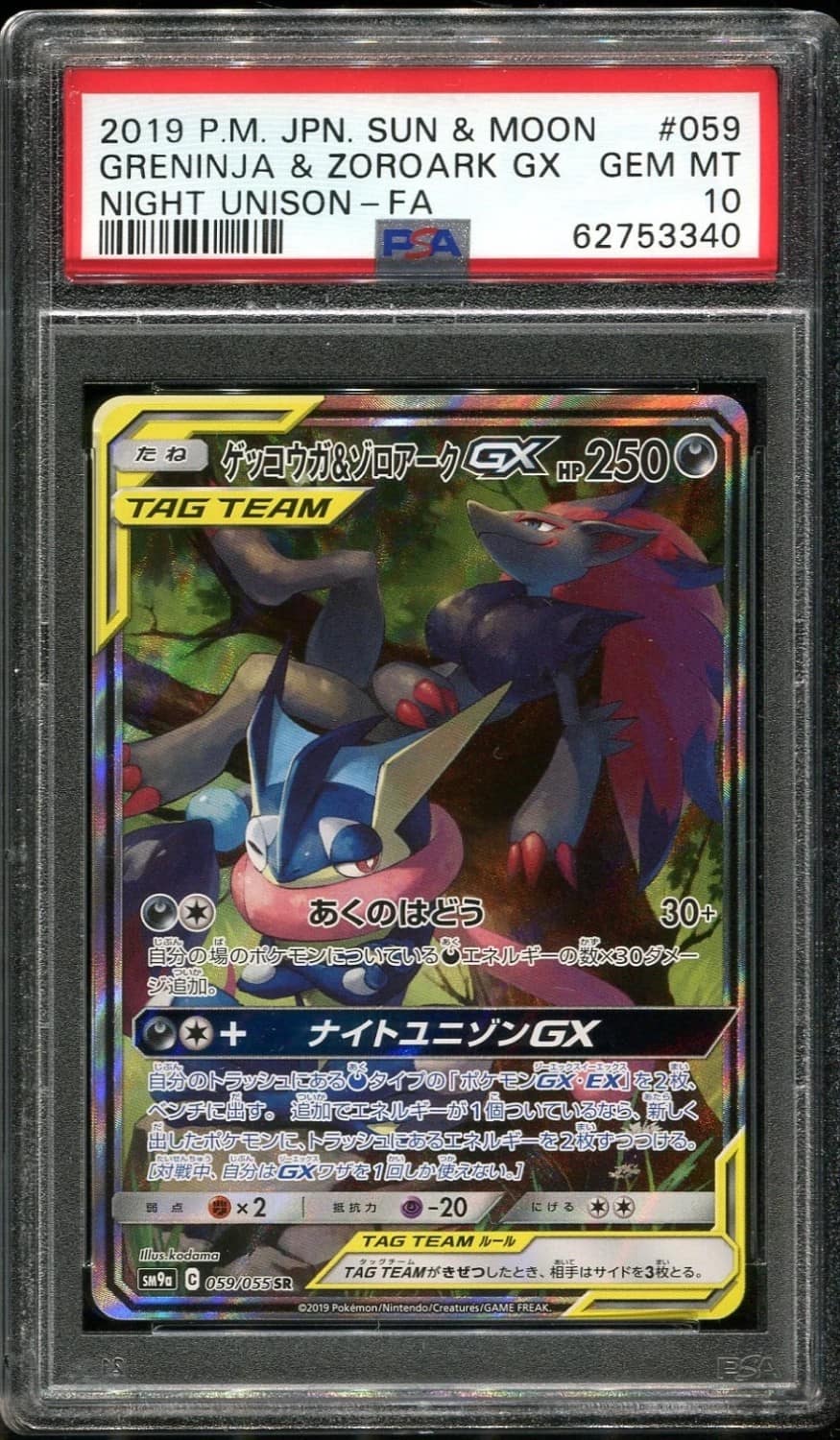 Greninja & Zoroark Gx