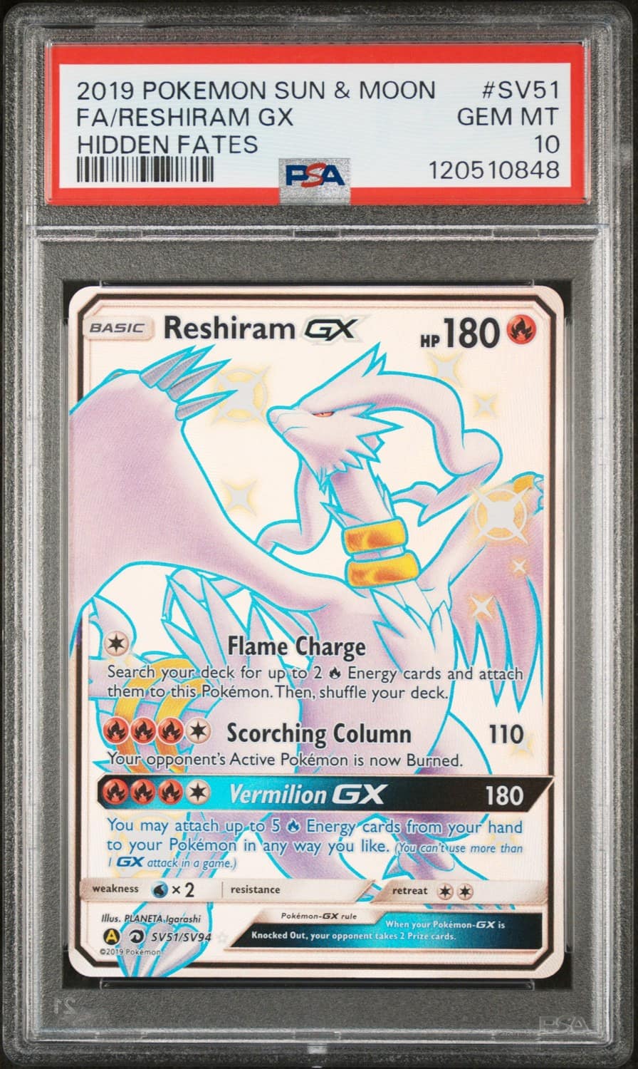 Reshiram Gx