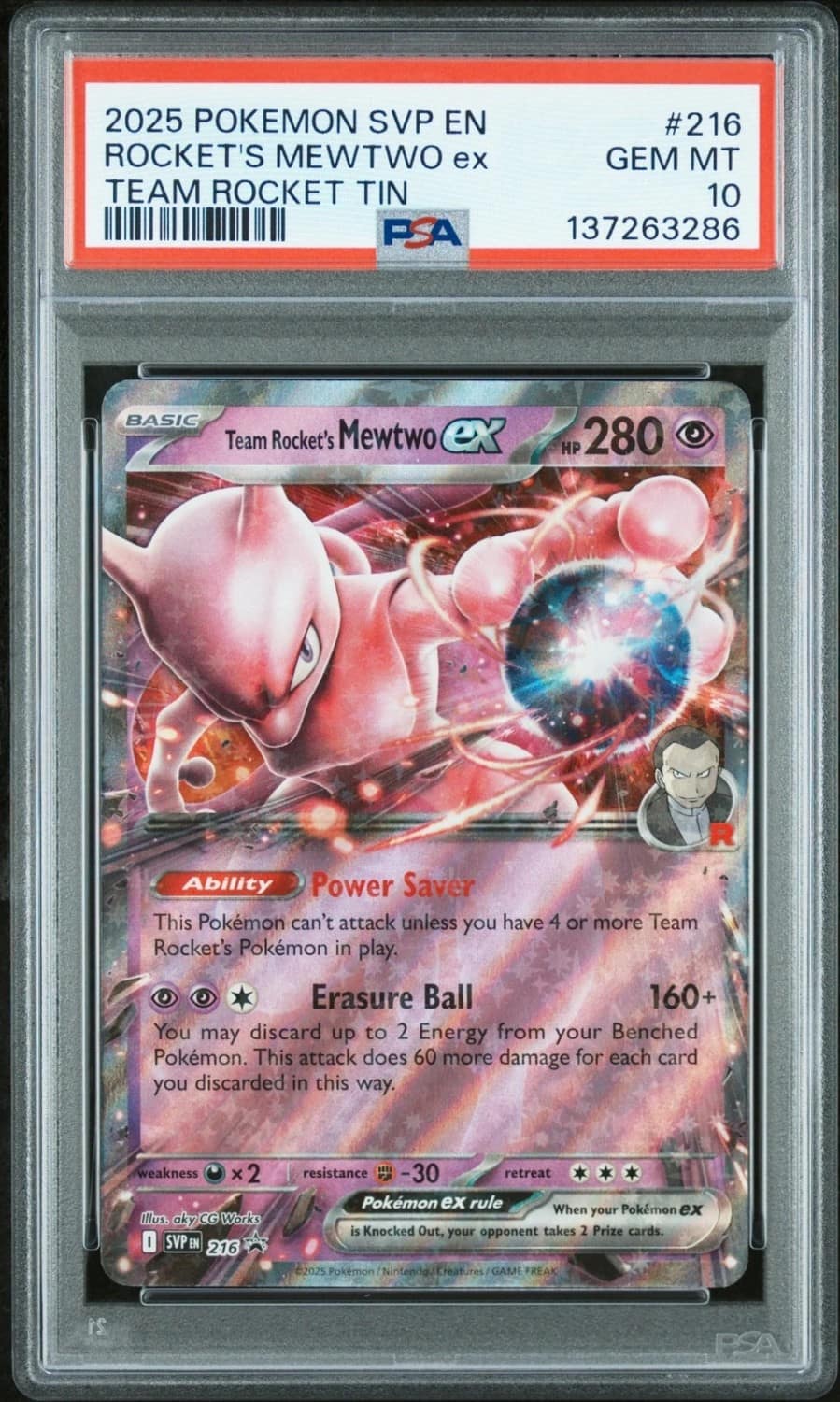Rocket'S Mewtwo Ex