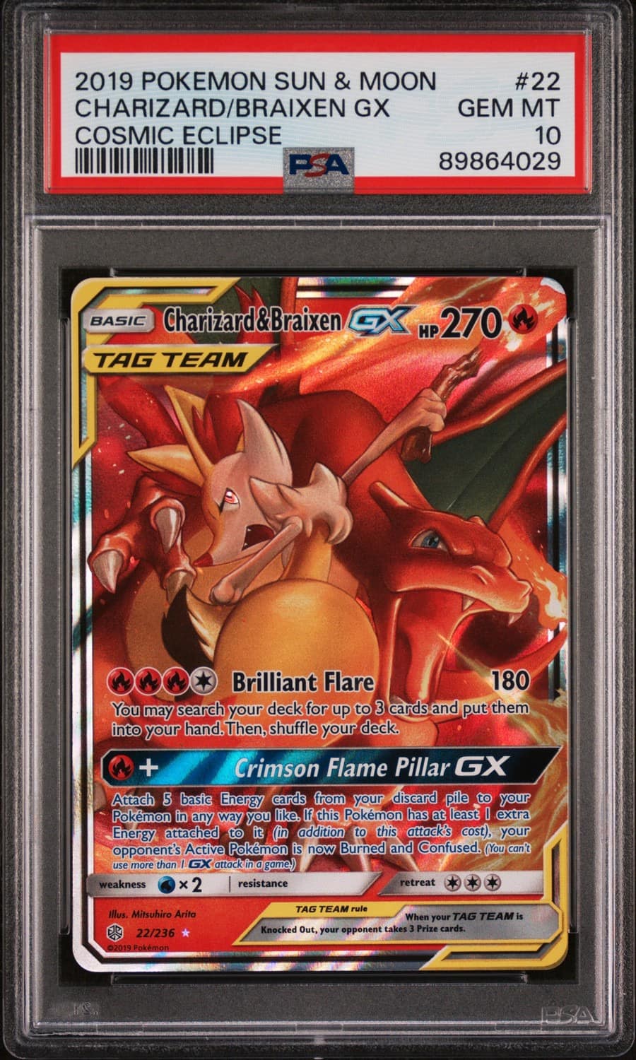 Charizard/braixen Gx