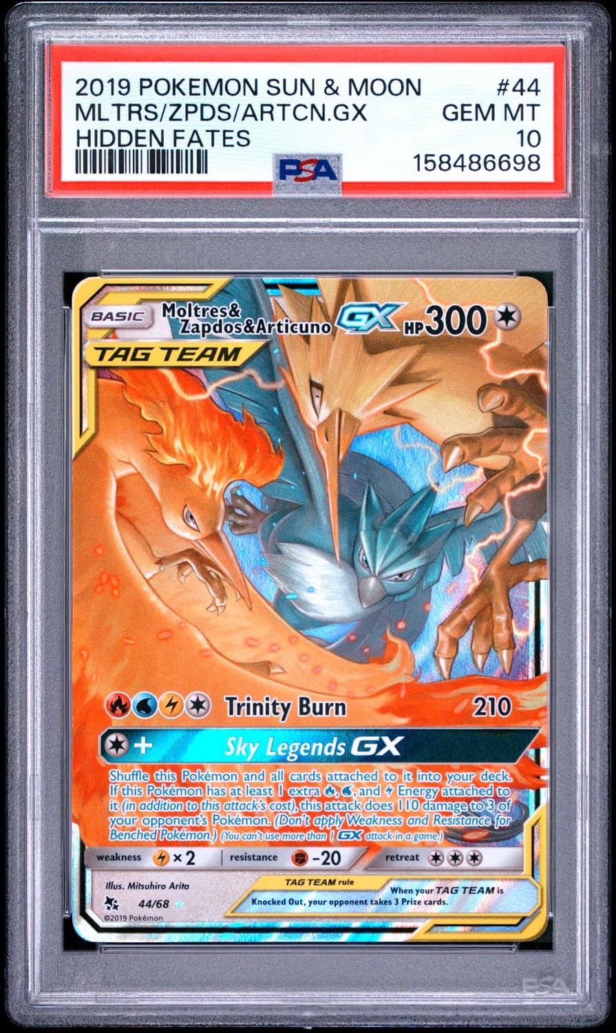 Moltres & Zapdos & Articuno Gx
