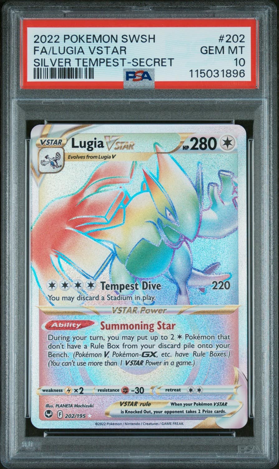 Lugia Vstar