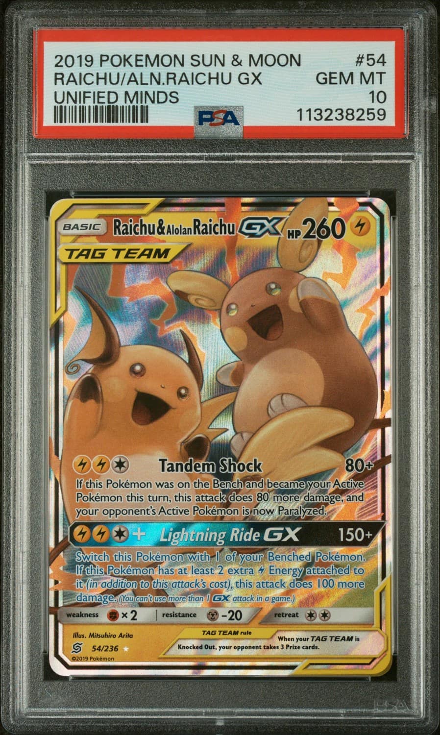 Raichu & Alolan Raichu Gx